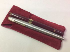 CONWAY STEWART FOURTEEN CARAT GOLD NIB PEN AND OTHER PENS