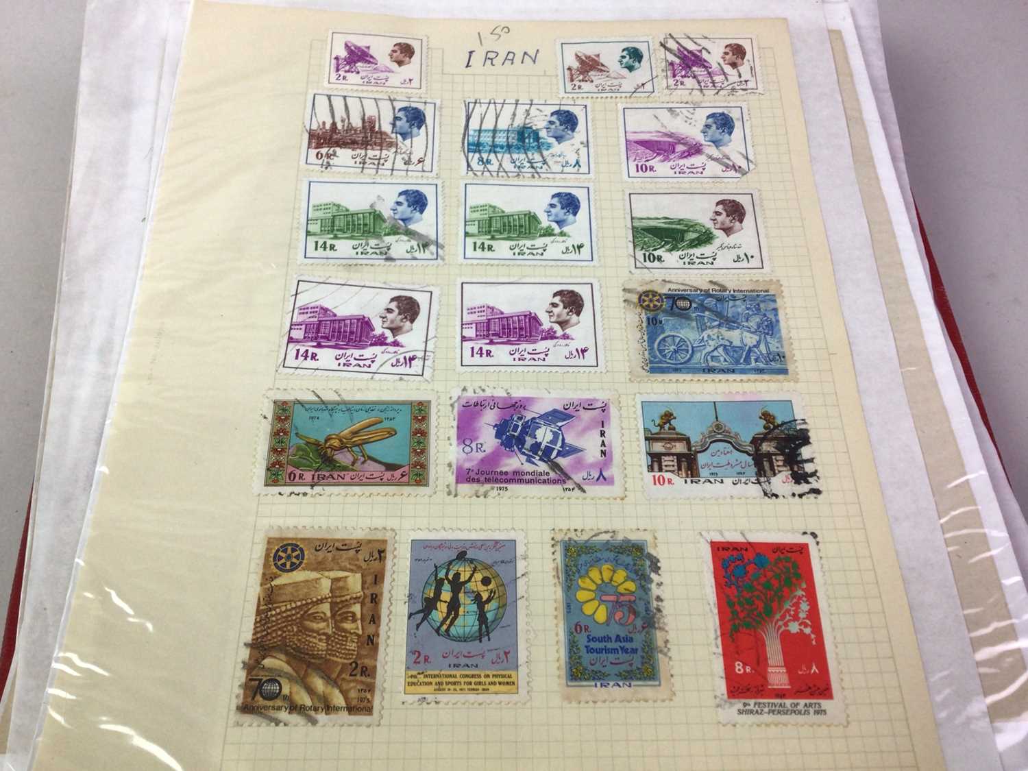 ALBUM OF WORLD STAMPS, - Image 3 of 15