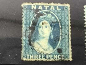 1859 MAURITIUS 2p BLUE,