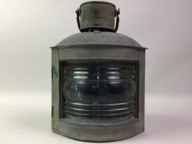 SHIP'S LANTERN, EARLY-MID 20TH CENTURY