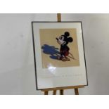 PRINT OF MICKEY MOUSE,