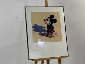 PRINT OF MICKEY MOUSE,