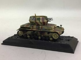 COLLECTION OF MODEL TANKS,
