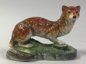 COLLECTION OF CERAMIC ANIMALS AND BEATRIX POTTER FIGURES,