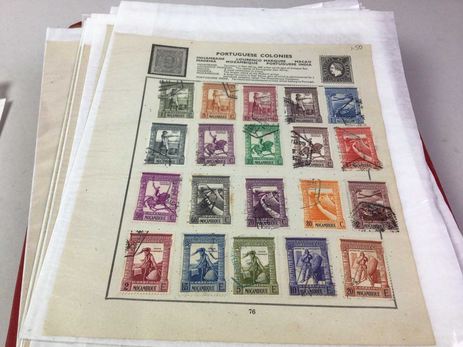 ALBUM OF WORLD STAMPS, - Image 7 of 15