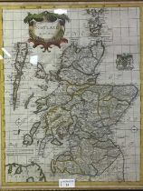 MAP OF SCOTLAND BY ROBERT MORDEN, LATE 17TH CENTURY