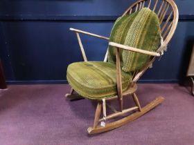 1960S ERCOL WINDSOR STICK BACK ROCKING CHAIR, 20TH CENTURY