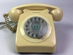 TWO BAKELITE TELEPHONES, MID-20TH CENTURY