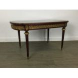 LOUIS XV STYLE COFFEE TABLE, ALONG WITH ANOTHER