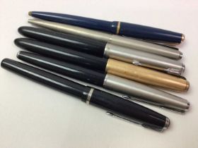 COLLECTION OF VINTAGE FOUNTAIN PENS, AND OTHER ITEMS