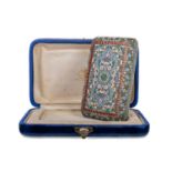 FINE RUSSIAN IMPERIAL SILVER GILT AND CLOISONNÈ ENAMEL CIGARETTE CASE PAVEL OVCHINNIKOV