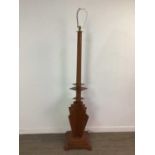 MAHOGANY STANDARD LAMP OF ART DECO DESIGN 20TH CENTURY