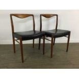 KAY LYNGFELDT LARSEN FOR SOREN WILLADSEN, SET OF FOUR DINING CHAIRS 1960-69