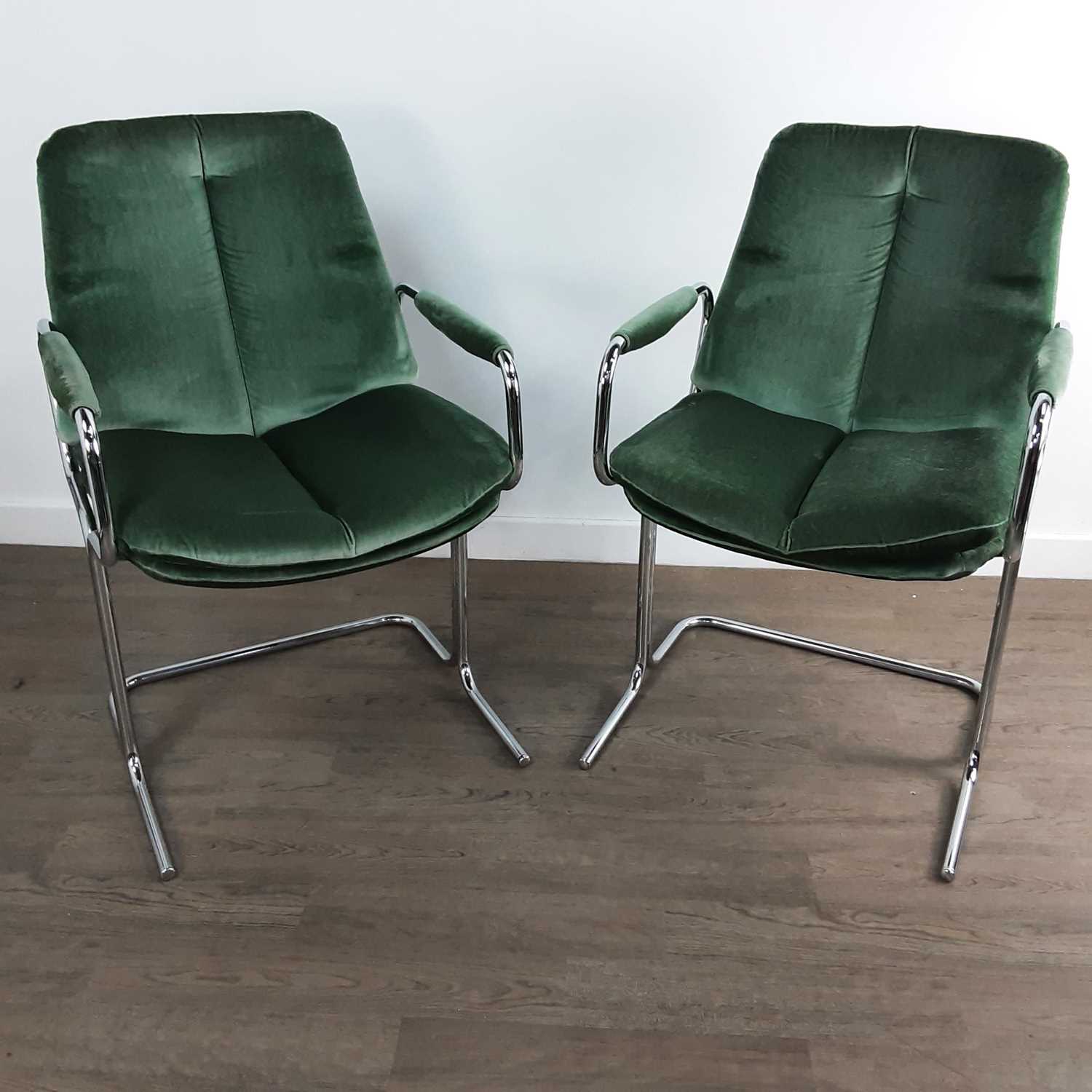 PIEFF, SET OF FOUR 'ELEGANZA' DINING CHAIRS CIRCA 1960-79 - Image 3 of 4