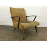 IN THE MANNER OF PAOLO BUFFA (ITALIAN 1903-1970), PAIR OF TEAK FRAMED ARMCHAIRS CIRCA 1960-69