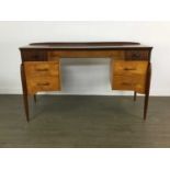 WARING & GILLOW LTD OF LANCASTER, CONCAVE DESK MID-20TH CENTURY