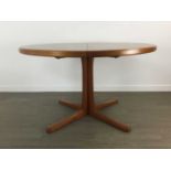 MCINTOSH OF KIRKCALDY, TEAK DINING TABLE AND EIGHT CHAIRS 1970-79