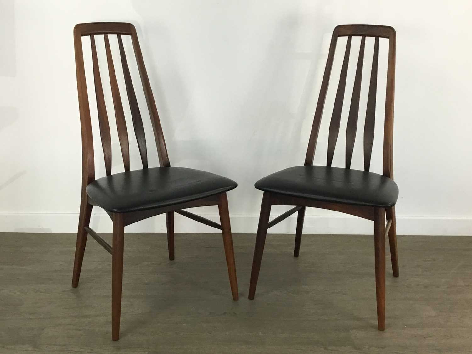 NIELS KOEFOED FOR KOEFOEDS HORNSLET, SET OF FOUR ‘EVA’ DINING CHAIRS 1960-69