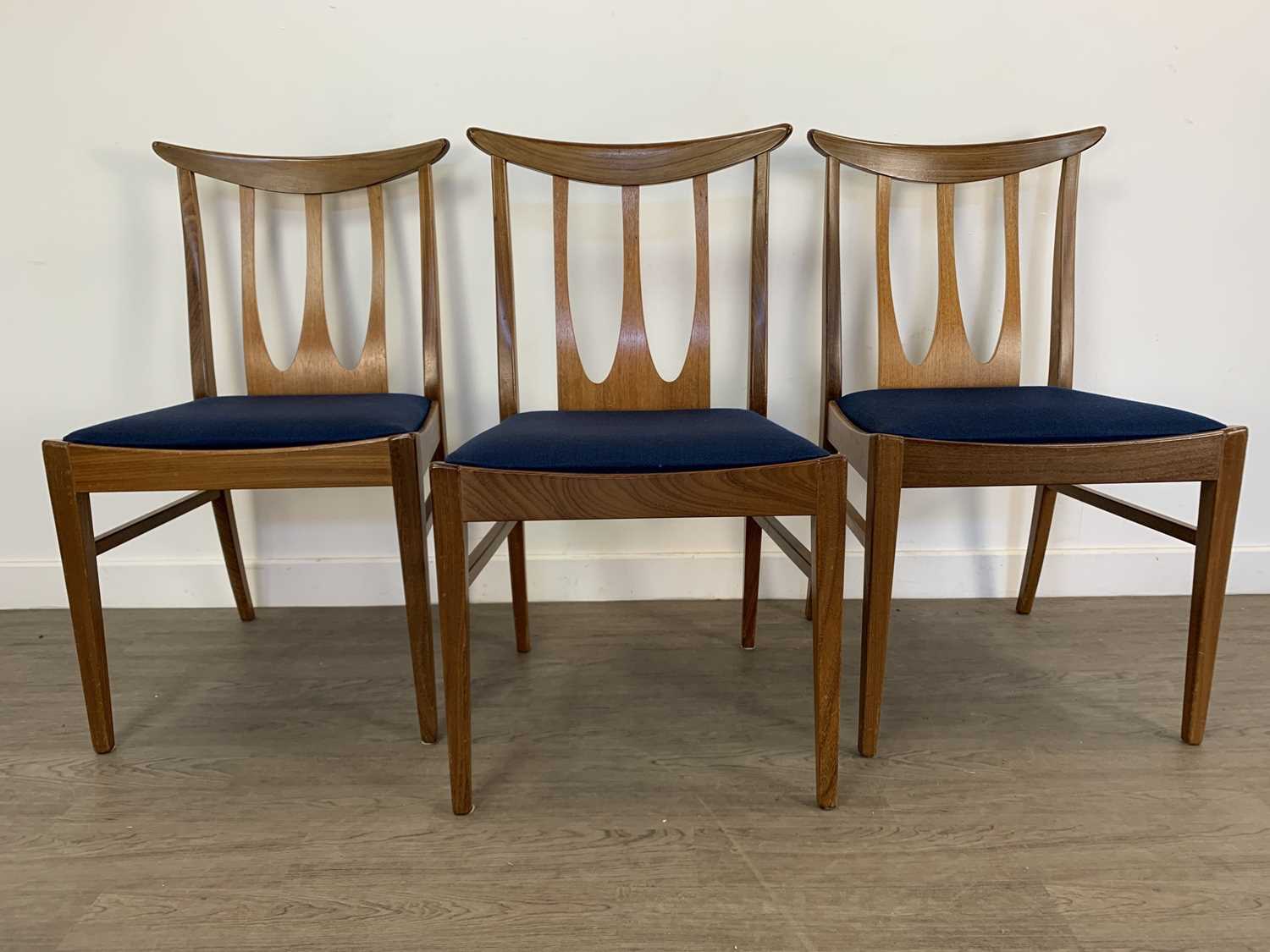 VICTOR WILKINS (BRITISH, 1878-1972) FOR G-PLAN, SET OF SIX 'BRASILIA' TEAK DINING CHAIRS CIRCA 1960- - Image 2 of 3