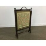 MAY MORRIS FOR MORRIS & CO, ARTS & CRAFTS EMBROIDERED FIRE SCREEN LATE 19TH / EARLY 20TH CENTURY