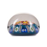 ATTRIBUTED TO PAUL YSART (SPANISH/BRITISH, 1904-1992) FOR MONART, MILLEFIORI GLASS PAPERWEIGHT CIRCA