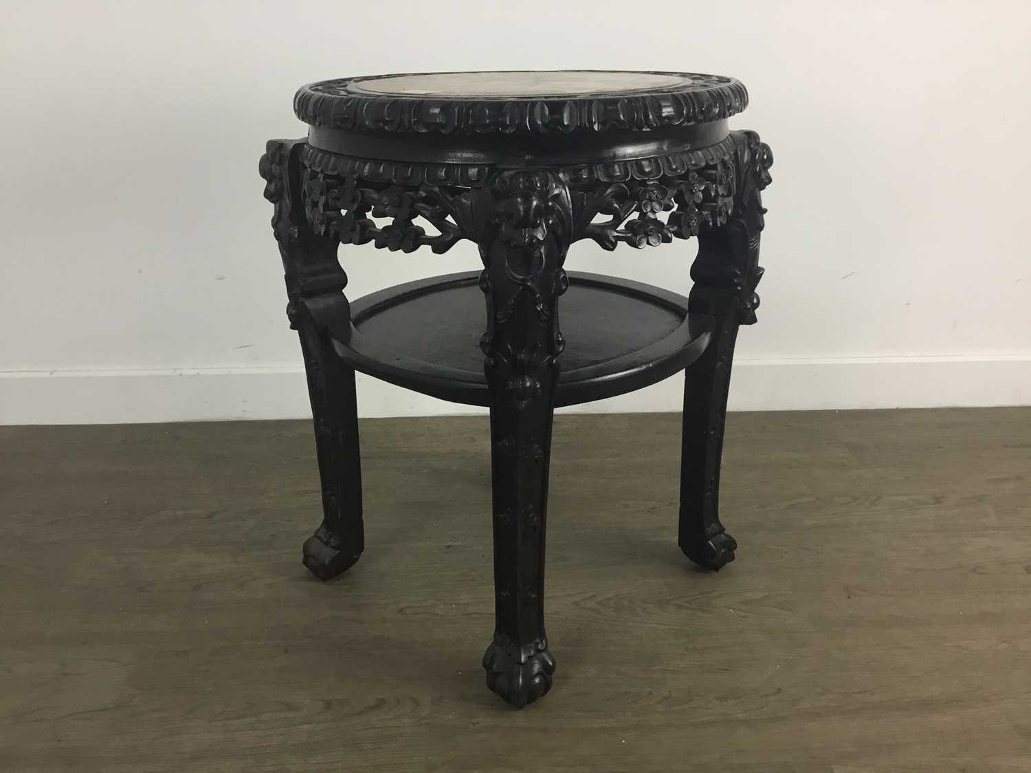 CHINESE HARDWOOD PLANT TABLE EARLY 20TH CENTURY