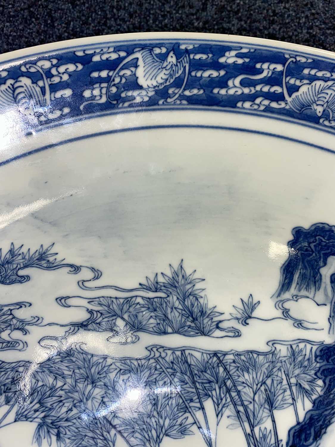 CHINESE BLUE AND WHITE CHARGER KANGXI PERIOD (1662-1722) - Image 18 of 19