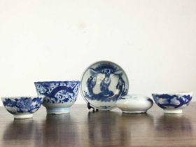 COLLECTION OF CHINESE BLUE AND WHITE WARE, QING DYNASTY