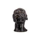 A LATE 19TH/EARLY 20TH CENTURY COMPOSITION MICROCEPHALIC BUST