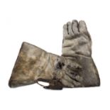 A PAIR OF SEAL SKIN GLOVES