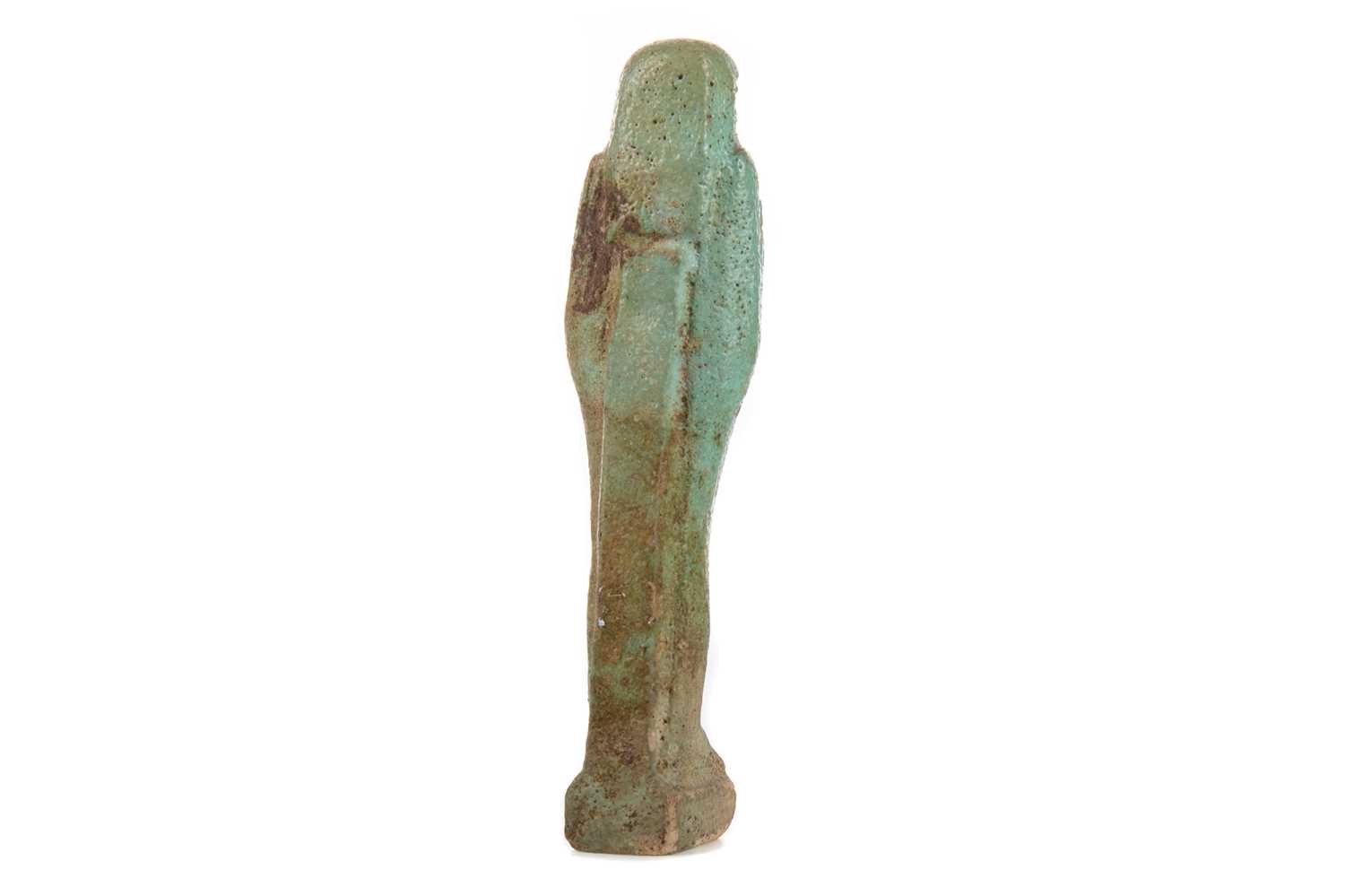 AN ANCIENT EGYPTIAN FAIENCE USHABTI - Bild 2 aus 2