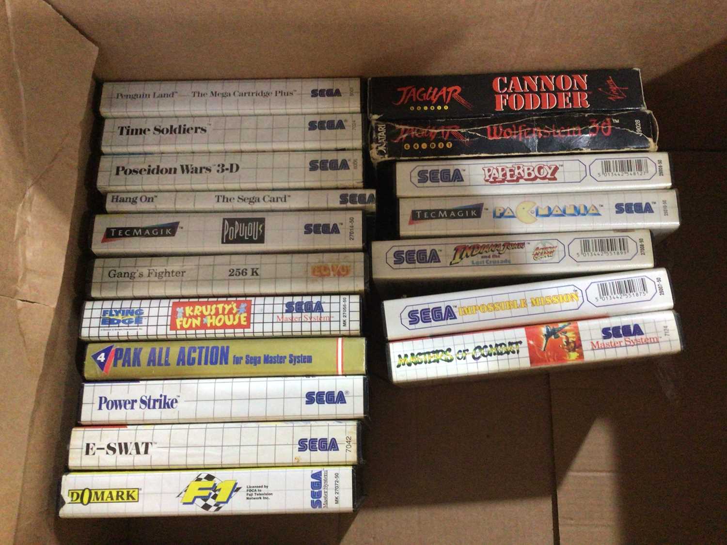 A LOT OF SEGA MASTER SYSTEM GAMES - Image 2 of 13