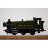 A GOOD SCRATCH BUILT LIVE STEAM MODEL LOCOMOTIVE