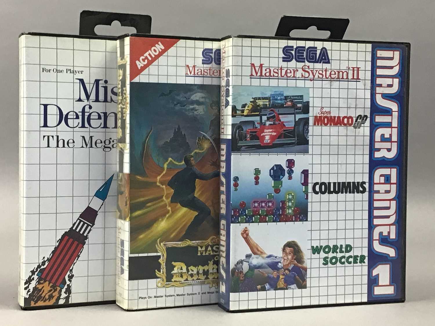 A LOT OF SEGA MASTER SYSTEM GAMES