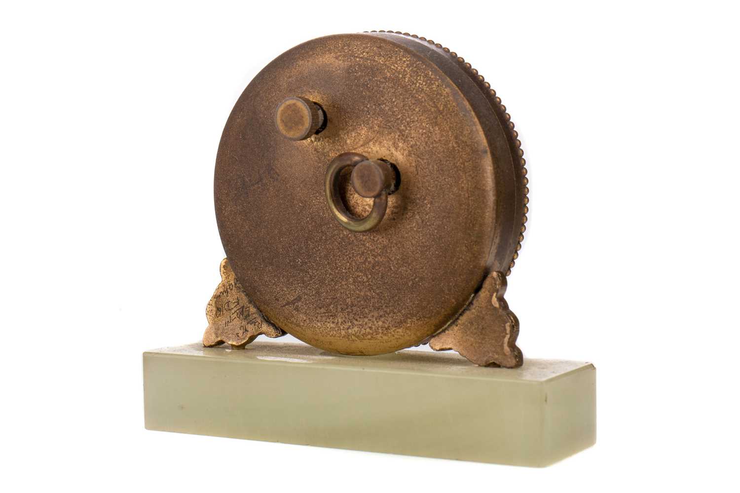 A LATE 19TH CENTURY TRAVELLING CLOCK IN ORIGINAL CASE - Image 2 of 9