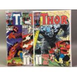 MARVEL COMICS, THE MIGHTY THOR (1966) PARTIAL RUN, US AND UK VARIANTS