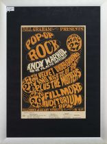 VELVET UNDERGROUND - CONCERT POSTER, MAY 27-29 1966, FILLMORE AUDITORIUM, SAN FRANCISCO