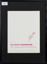 VELVET UNDERGROUND - CONCERT FLYER, MARCH 22-23 1968, BOSTON TEA PARTY, BOSTON WITH THE UNITED STATE