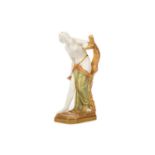 THE BATHER SURPRISED, A ROYAL WORCESTER FIGURE AFTER SIR TERENCE BROCK