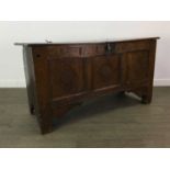 OAK THREE PANEL BLANKET CHEST 17TH CENTURY