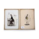 * HARRY KEIR (SCOTTISH 1902 - 1977), FOUR CHARLES DICKENS CHARACTER SKETCHES,
