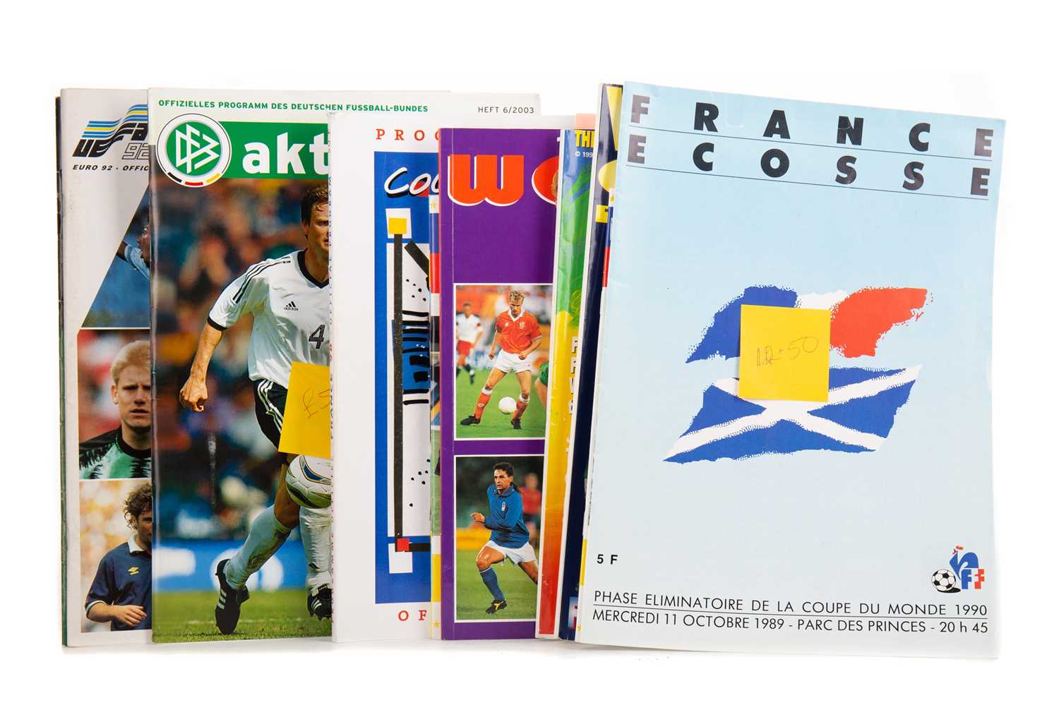 A COLLECTION OF SCOTTISH FOOTBALLING PROGRAMMES, BOOKS AND TICKETS