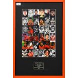 DUNDEE UNITED F.C., FRAMED DISPLAY