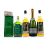 CELTIC F.C., COLLECTION OF WHISKY, AND CHAMPAGNE