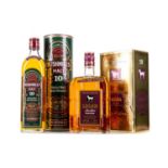 BUSHMILLS 10 YEAR OLD AND LOGAN 12 YEAR OLD DELUXE 1L