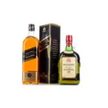 BUCHANAN'S 12 YEAR OLD 1L AND JOHNNIE WALKER 12 YEAR OLD BLACK LABEL 1L