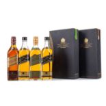 2 JOHNNIE WALKER 'THE COLLECTION' SETS - INCLUDING BLACK, GREEN AND GOLD LABEL (4 X 20CL)