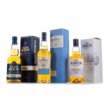 DEANSTON VIRGIN OAK, GLEN MORAY AND GLENLIVET FOUNDER'S RESERVE SINGLE MALT