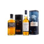 HIGHLAND PARK 12 YEAR OLD AND TALISKER 10 YEAR OLD ISLAND SINGLE MALT