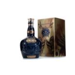 CHIVAS ROYAL SALUTE 21 YEAR OLD SAPPHIRE DECANTER BLENDED WHISKY